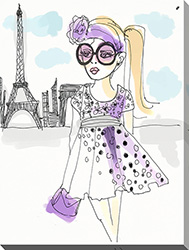 Paris Girl (purple)